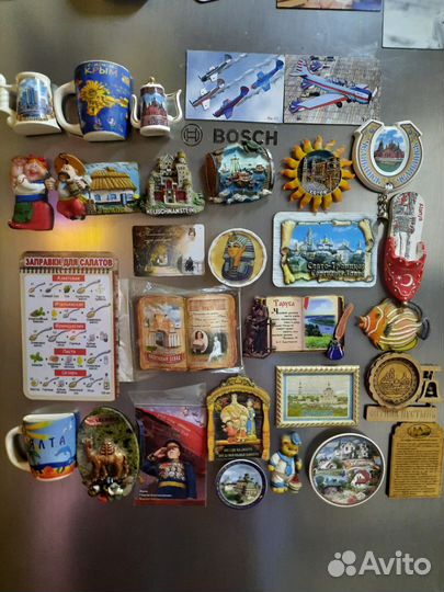 Магниты на холодильник из разных стран