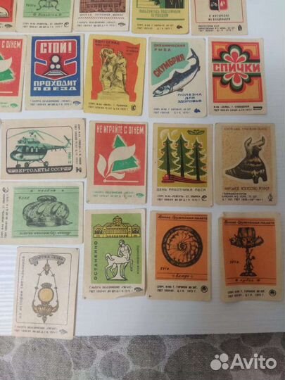 Этикетки от спичек СССР