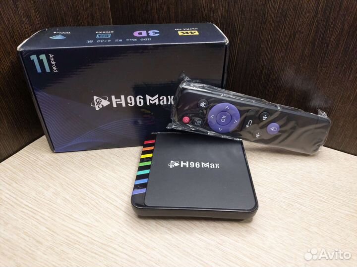 Андроид тв приставка H96 max w2 slimbox