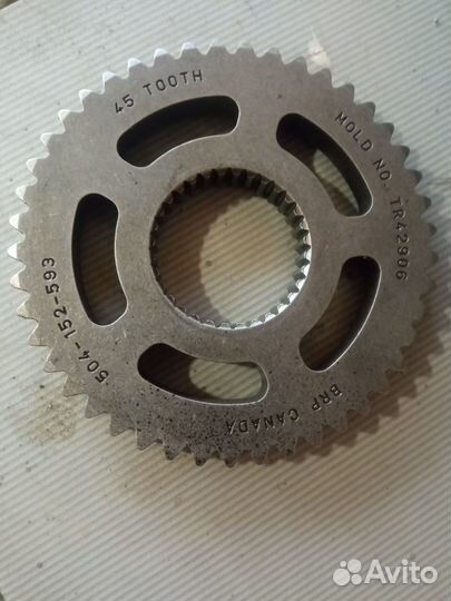 Звезда 45 зубьев, цепь 104 звена