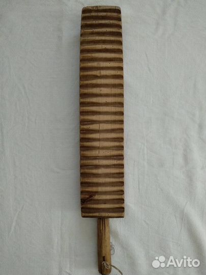 Рубель старинный для стирки и прялка старинная