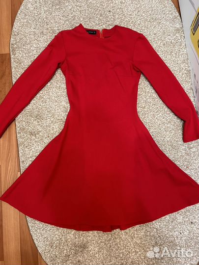 Платье женское 42 44 красное