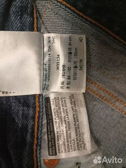 Мужские джинсы levis 501