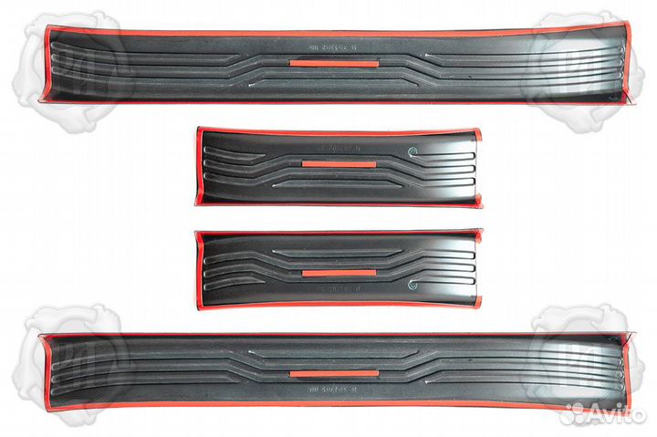 Накладки на пороги Kia Soul 3 (19+) RA