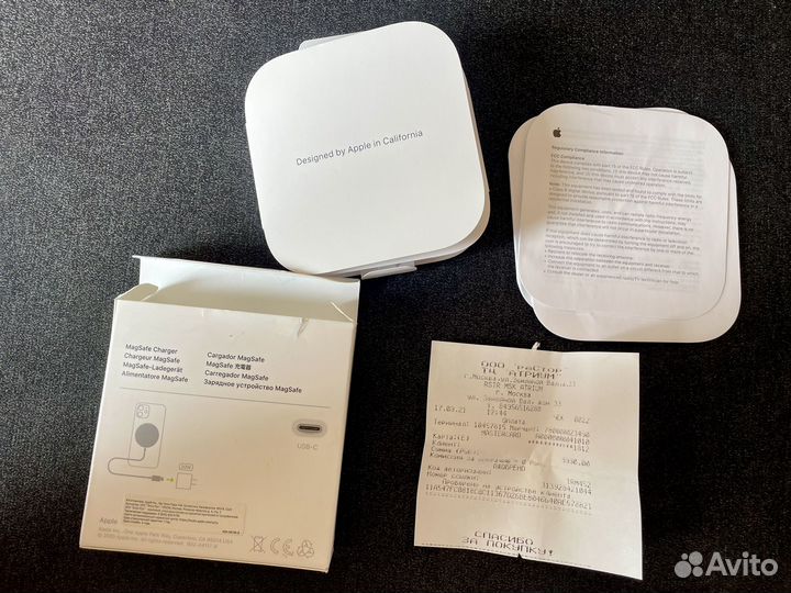 Зарядное провод Apple MagSafe новый оригинал
