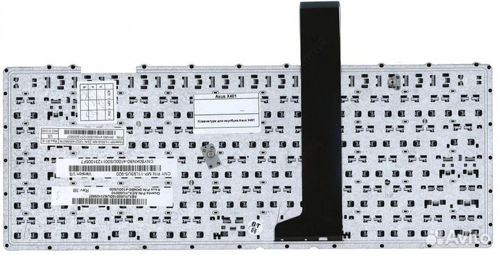 Клавиатура Asus X401 черная