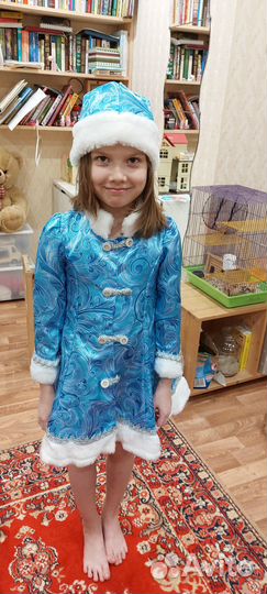 Новогодний костюм для девочки снегурочка