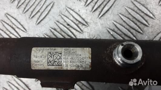 Топливная рампа дизельная renault scenic 3 (99U17B