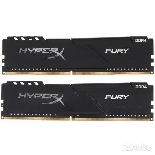 Оперативная память DDR4 HyperX Fury 16gb