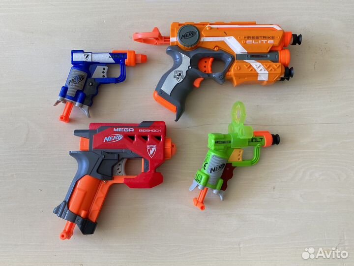 Nerf mega, firestrike, jolt