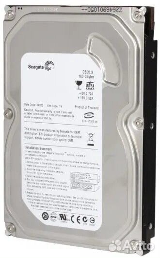 Жесткий диск SATA 160GB 3,5