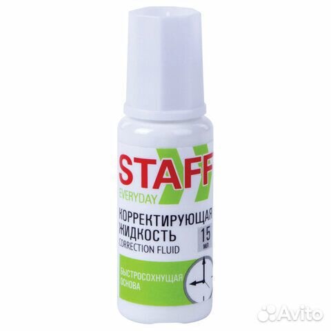 Корректирующая жидкость staff Everyday быстросохну