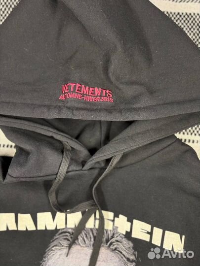 Толстовка vetements Rammstein