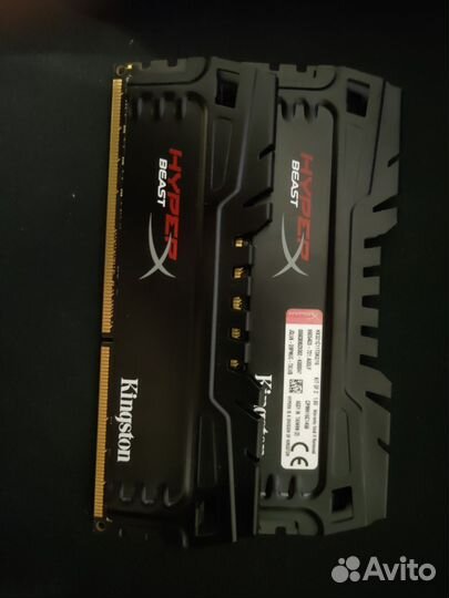 Оперативная память DDR3 Kingston 2x8(16gb) 2133MHz