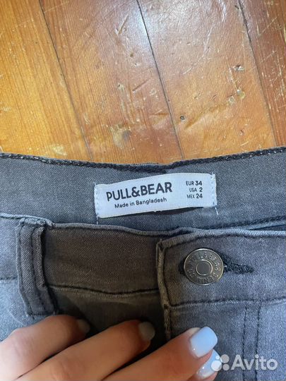Джинсы скини pullandbear eur 34, usa 2, mex 24