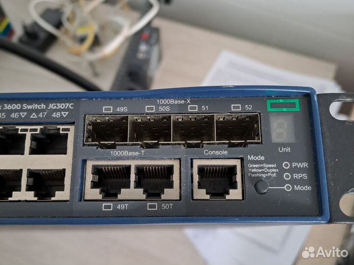 Коммутатор HPE 3600P 48 PoE + v2