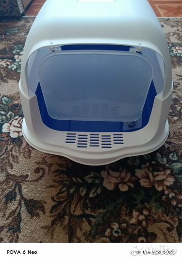 Кошачий туалет домик