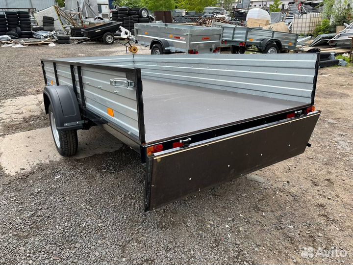 Легковой прицеп 3.5х1.5 м (борта 400 мм, самосвал)