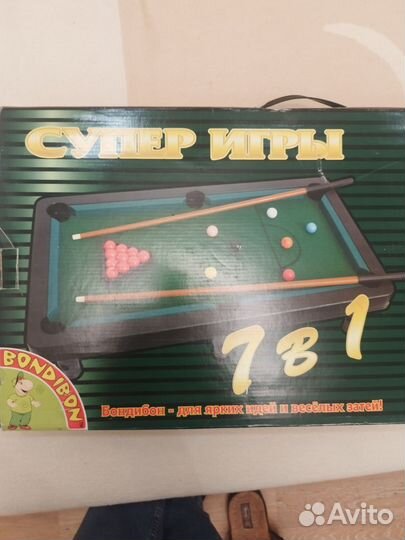 Игра детская бильярд