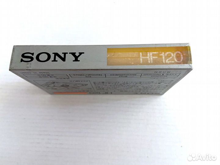 Аудиокассета кассета Sony HF 120 - Normal - 1985 г