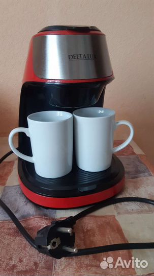 Кофеварка электрическая delta LUX