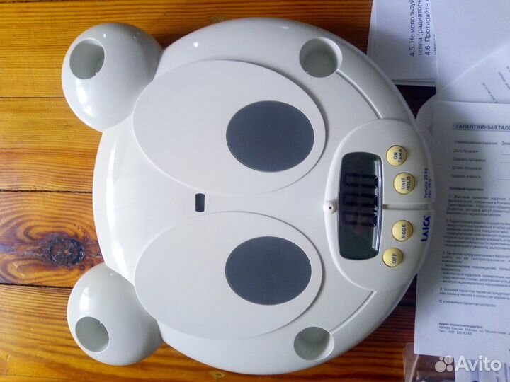 Электронные детские весы с ростомером laica