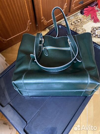 Сумка вместительная экокожа 40х32см