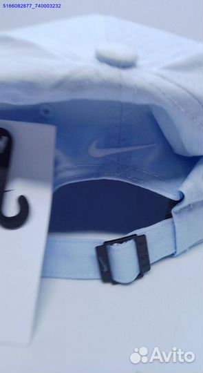 Бейсболки nike бело-голубые (Арт.15913)