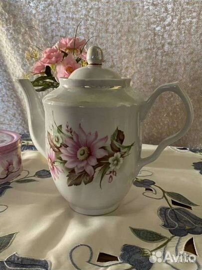 Заварочный чайник фаянсовый