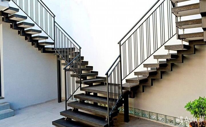 Лестница под ключ дизайн 5033