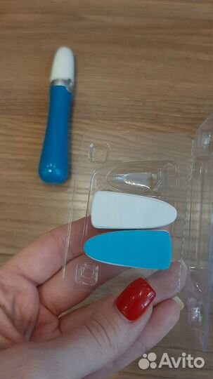 Пилка для ногтей с 2 новыми насадками