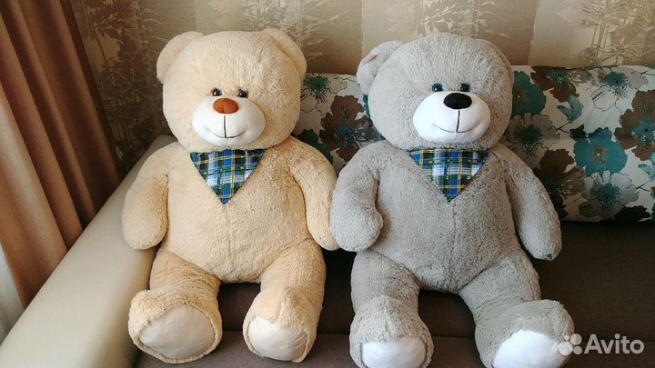 Плюшевый медведь до 220 см