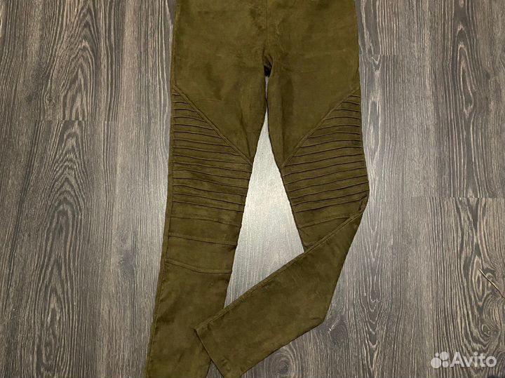 Лосины женские замшевые