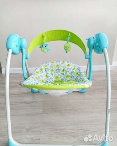 Электрокачели Babyton Sleepy Blue TY008H