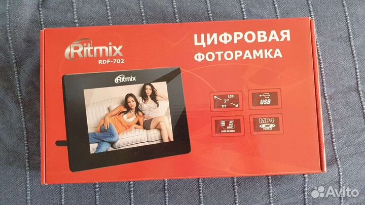 Фоторамка цифровая ritmix rdf 702