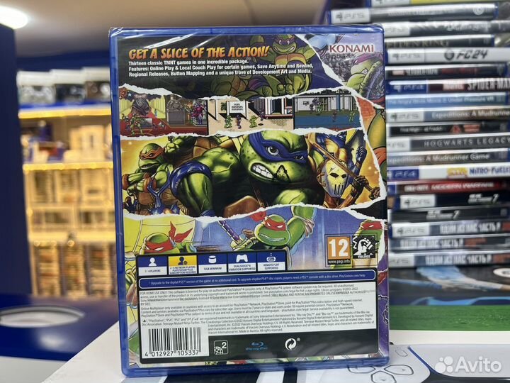 Диск PS4 tmnt The Cowabunga Collection / Новый