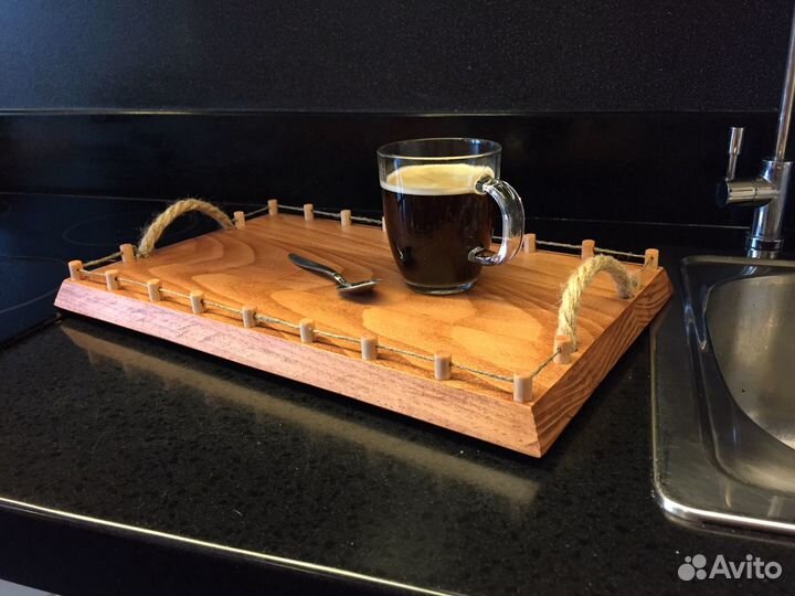 Поднос деревянный