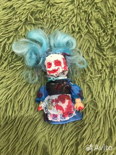 Мягкая игрушка и кукла