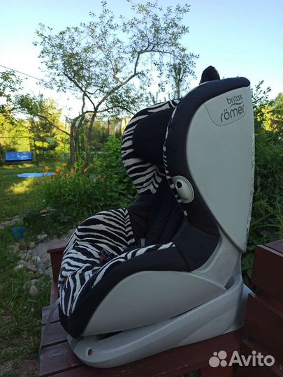 Автокресло britax romer king plus zebra
