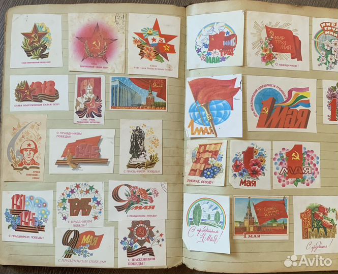 Вырезки конвертов ссср, коллекция