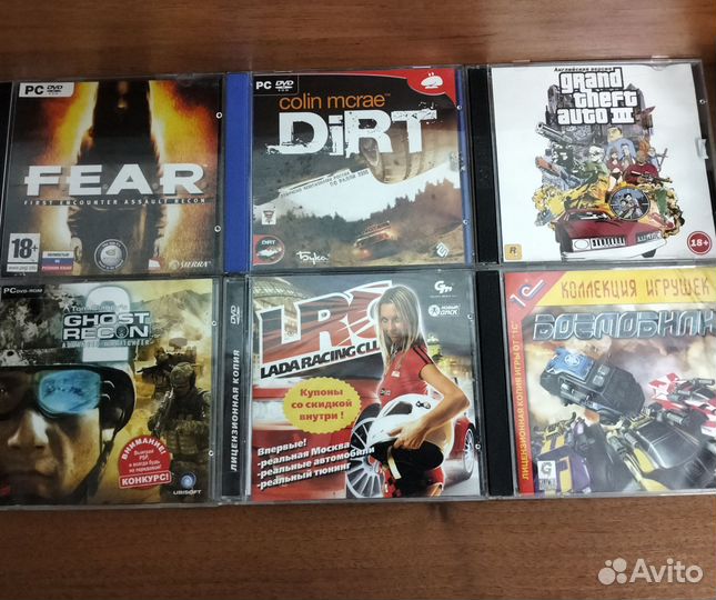Диски DVD игры для пк