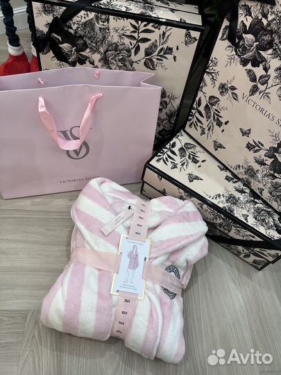 Плюшевый халат Victoria secret