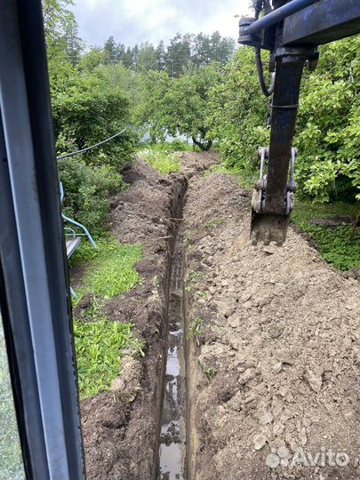 Услуги мини экскаватора, мини погрузчика