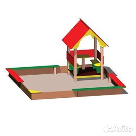 3202 Песочница с домиком