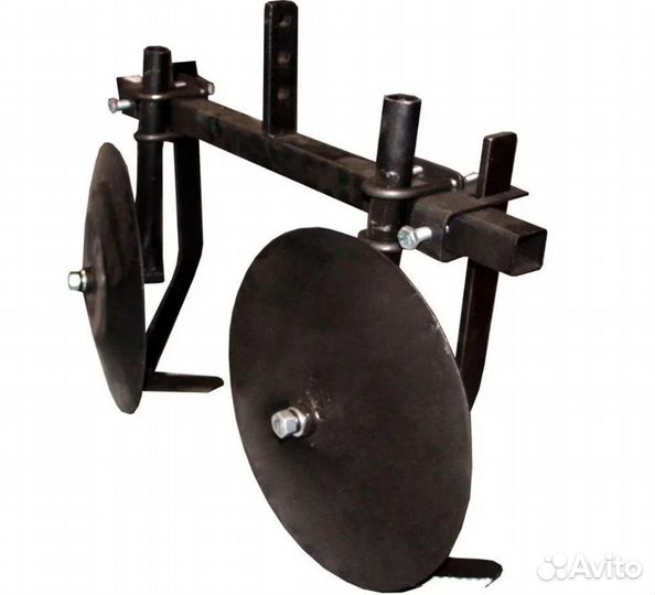 Окучник дисковый без сцепки регулируемый, чб