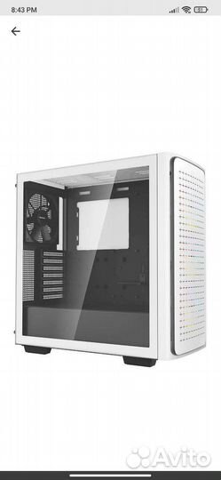 Компьютерный корпус deepcool CK560 WH