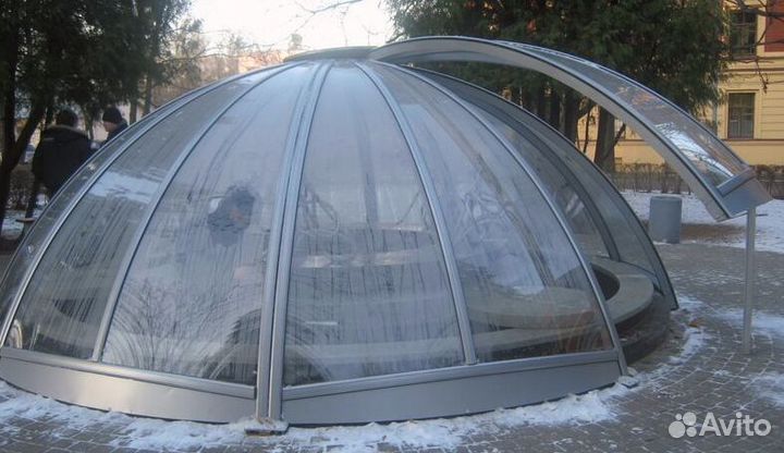Стеклянный купол панорамный