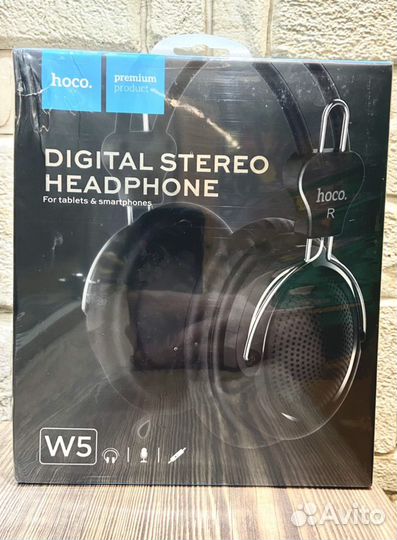 Полноразмерные наушники Hoco (проводные)