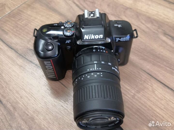 Nikon F-401x AF + Sigma zoom 100-300 4,5-6,7 UC