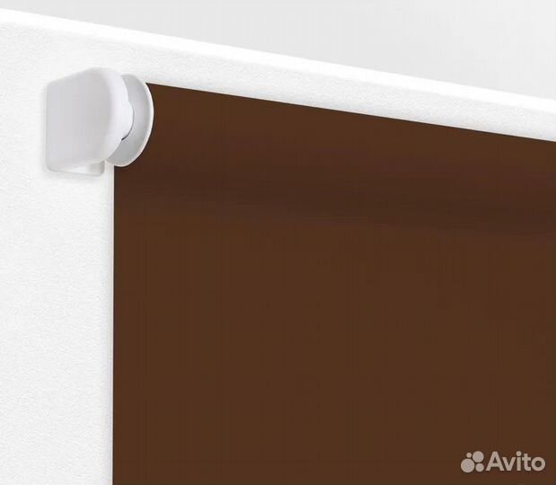 Рулонные шторы Плайн темно-коричневый 85 см